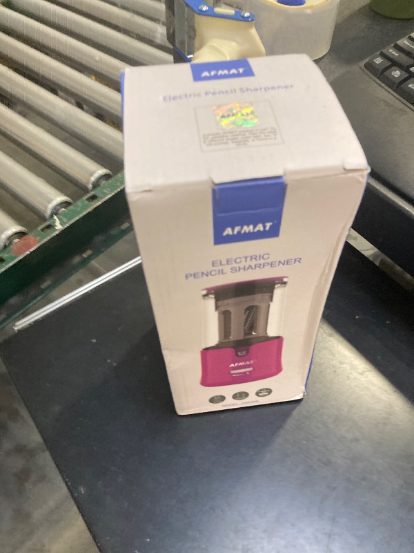 Photo 1 of AFMAT PS91 Electric Pencil Sharpener for Colored Pencils, Auto Stop, Fast Sharpen in 3s, Large Hole Pencil Sharpener Plug in for 6-12mm No.2/Jumbo Pencils - Purple