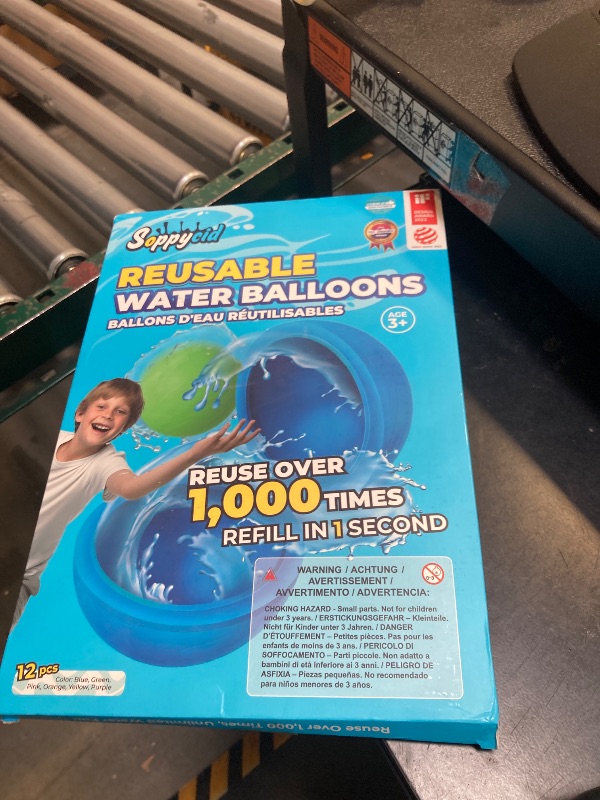 Photo 1 of 12Pcs Reusable Water Balloons, Pool Beach water Toys for Boys and Girls, Outdoor Summer Toys for Kids Ages 3-12