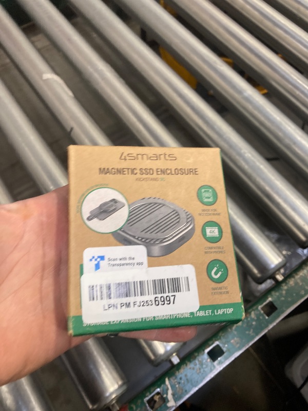 Photo 1 of 4smarts Magnetic M.2 2230 NVMe SSD Enclosure 3C with Kickstand, Extra USB-C 2.0 Port, Up to 2TB Storage, USB-C 3.2 Gen 2 10Gbps, 100W PD, MagSafe Compatible Aluminium Case for iPhone, MacBook, iPad