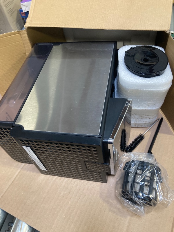 Photo 1 of AIRMSEN Grind & Brew Coffee Maker with Built-in Grinder - Single-Serve Machine Compatible with K-Cup Pods & Ground Coffee, 1000W Fast 6-14oz Brew, Descaling Alert, Touchscreen & 50oz Removable Tank