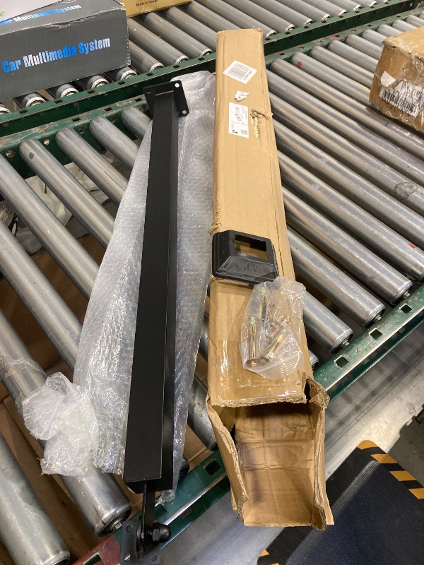 Photo 1 of 34/36/38/40/42in Stair Railing Posts, Indoor Outdoor 270°Adjustable Metal Baluster Post, Staircase Balusters with Screws Kit for Deck, Balcony and Porchd Porch