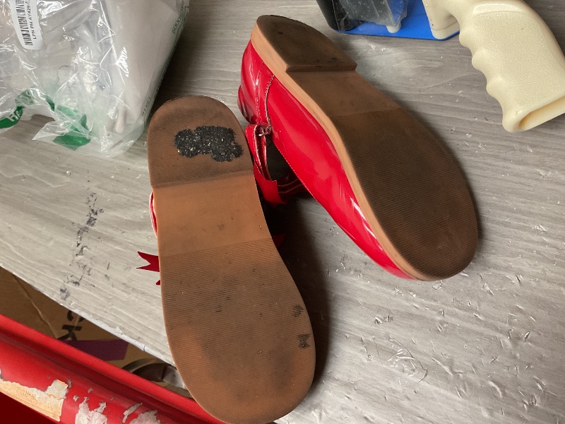 Photo 1 of see. Notes ………Kiderence Toddler Little Girls Mary Jane Dress Shoes School Oxford for Girls Red Flats Size 3M