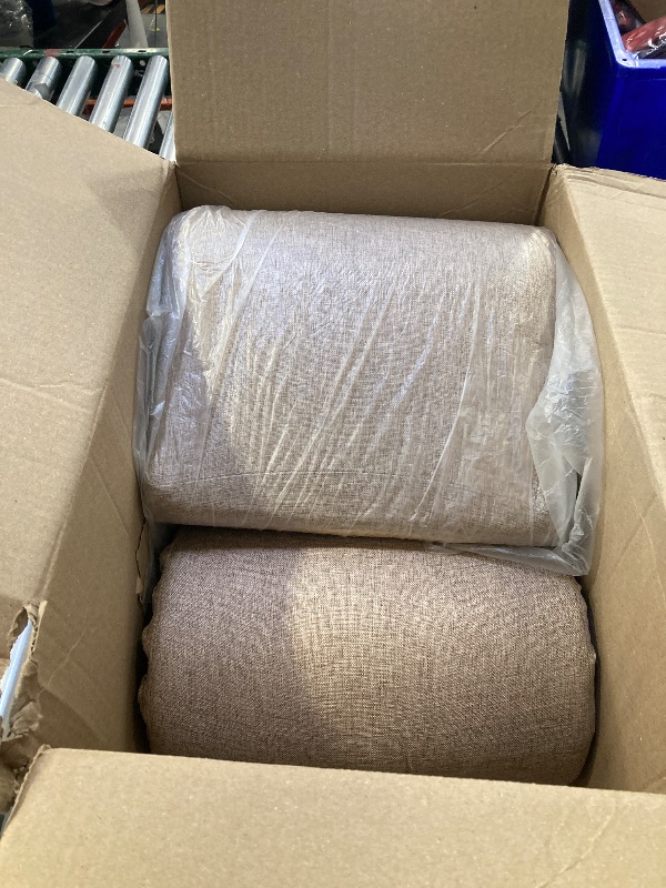 Photo 1 of 48 x 12 Inch Piano Bench Cushions for Indoor Furniture with Ties Non Slip Kitchen Dining Room Bench seat Cushion for Shoe Storage Ottoman Window Settee pad, Khaki