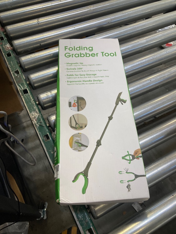 Photo 1 of 51" Extra Long Grabber Reacher Tool, Foldable Reacher Grabber Pickup Tool with Magnetic Tip & 360° Rotating Anti-Slip Claw, Extension Grabber for Seniors, Indoor and Outdoor Trash Picker