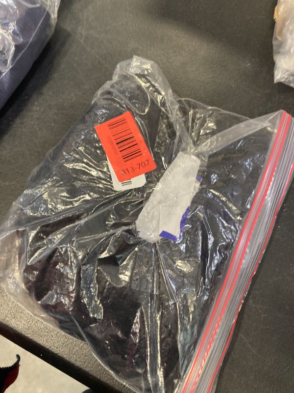 Photo 1 of ALXNAN Clip in Long Wavy Synthetic Hair Extension 24 Inch Black 4PCS Thick Hairpieces Fiber Double Weft Hair for Women