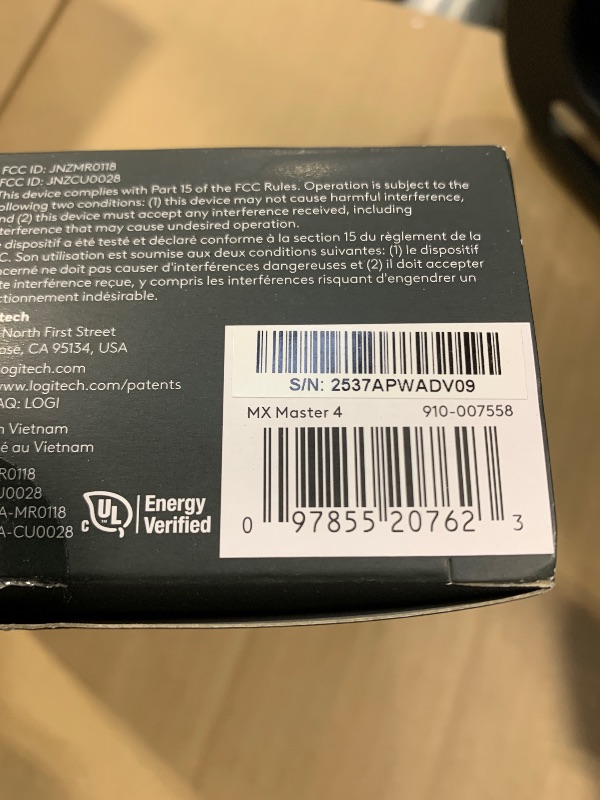 Photo 1 of Logitech MX Master 4, Ergonomic Wireless Mouse with Advanced Performance Haptic Feedback, Ultra-Fast Scrolling, USB-C Charging, Bluetooth, Windows, MacOS - Graphite