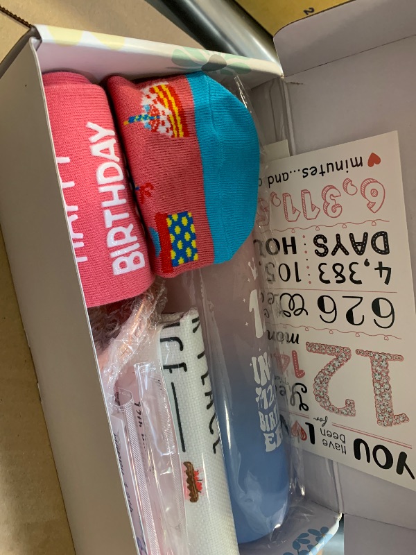Photo 1 of 12 Year Old Girl Birthday Gifts for 12 Year Old Girl Gift Trendy Stuff 12th Birthday Gifts for Girls Happy 12th Decorations Things Set with Tumbler Socks Bag Poster Bracelet Necklace Mirror Headband