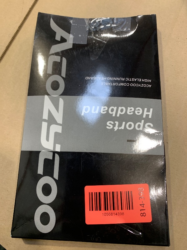 Photo 1 of Acozycoo Mens Running Headband,5Pack,Mens Sweatband Sports Headband for Running,Cycling,Basketball,Yoga,Fitness Workout Stretchy Unisex Hairband (5 Black)