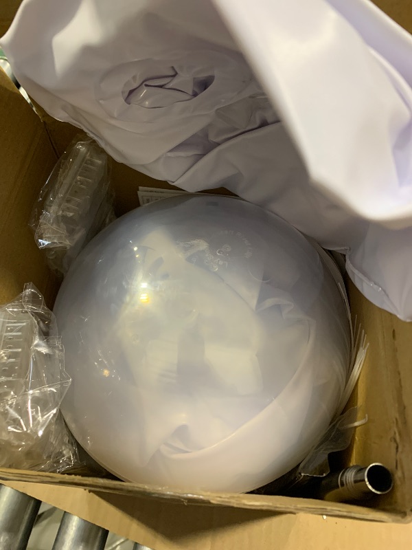 Photo 1 of 2 Packs Halloween Decorations Outdoor, 5 FT USB Powered Ghost Decor Kit with Remote Controlled String Lights, Easy Assemble Ghosts Halloween Decorations for Front Door Porch Yard