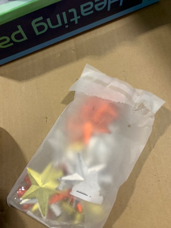 Photo 1 of  Small Christmas Tree Topper, Mini Tree Topper Stars, 2.36 Inch Christmas Red Gold Silver Star Trees Top for Xmas Holiday Trees Ornament Home Decor