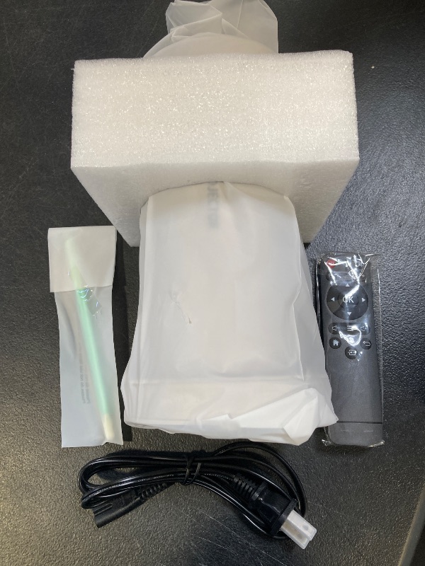 Photo 1 of Mini Portable Projector, Smart Projector with WiFi and Bluetooth 5.3, 1080P Movie Projector for Home Bedroom, 300 ANSI Lumen Electric Focus Built-in Apps, Small Projector for Phone/PC/HDMI/USB/Laptop