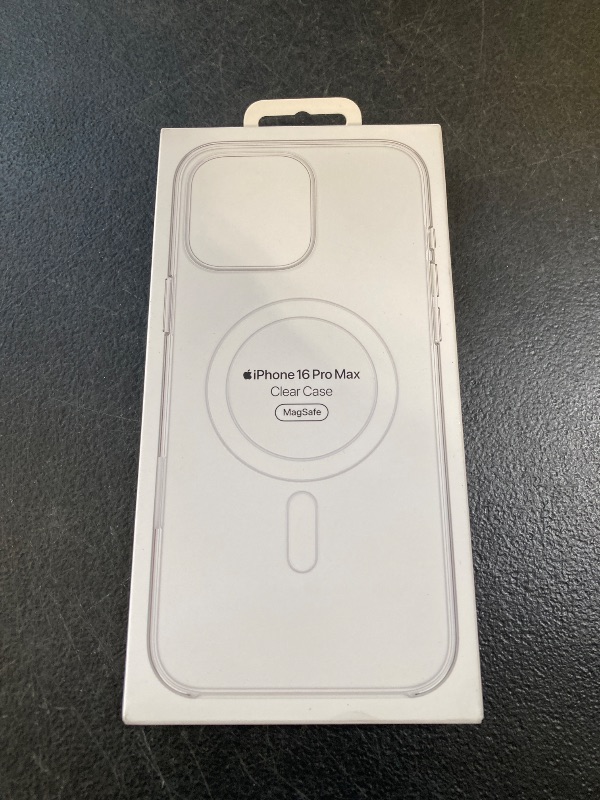 Photo 1 of Apple iPhone 16 Pro Max Clear Case with MagSafe and Camera Control: Lightweight Phone Case, Wireless Charging Compatible, Smooth Glossy Finish
