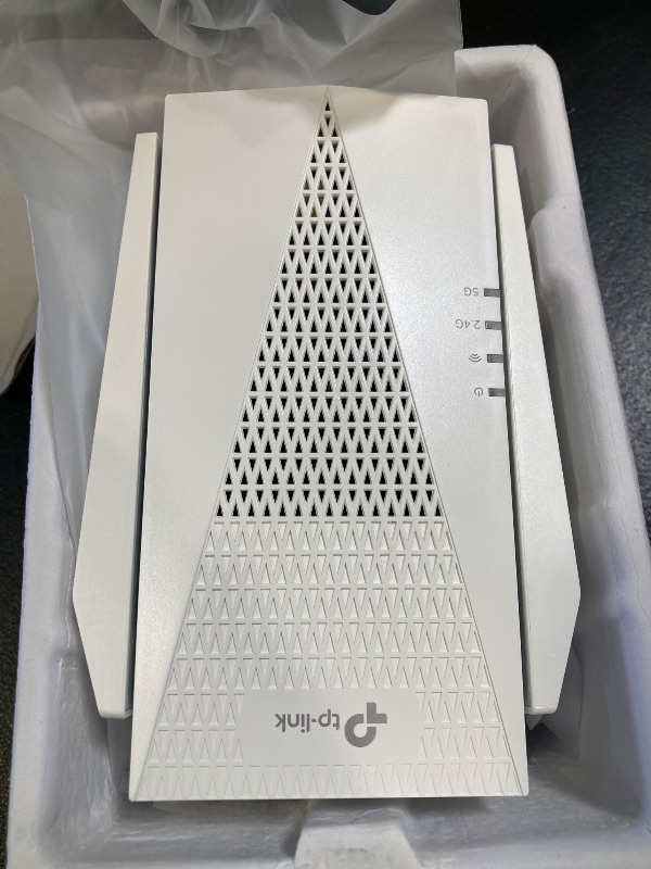 Photo 1 of TP-Link RE615X AX1800 WiFi 6 Range Extender w/Ethernet Port | 1.8G Dual-Band Wireless Repeater Amplifier | Up to 2100 Sq. Ft., 64 Devices | Internet Signal Booster | APP Setup | Easy Mesh Compatible