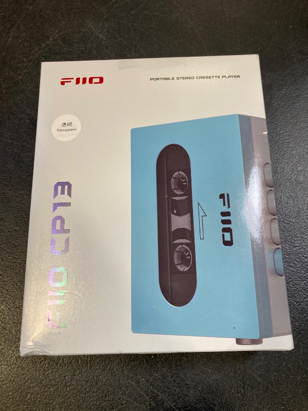 Photo 1 of FiiO CP13 Cassette Player (Transparent)