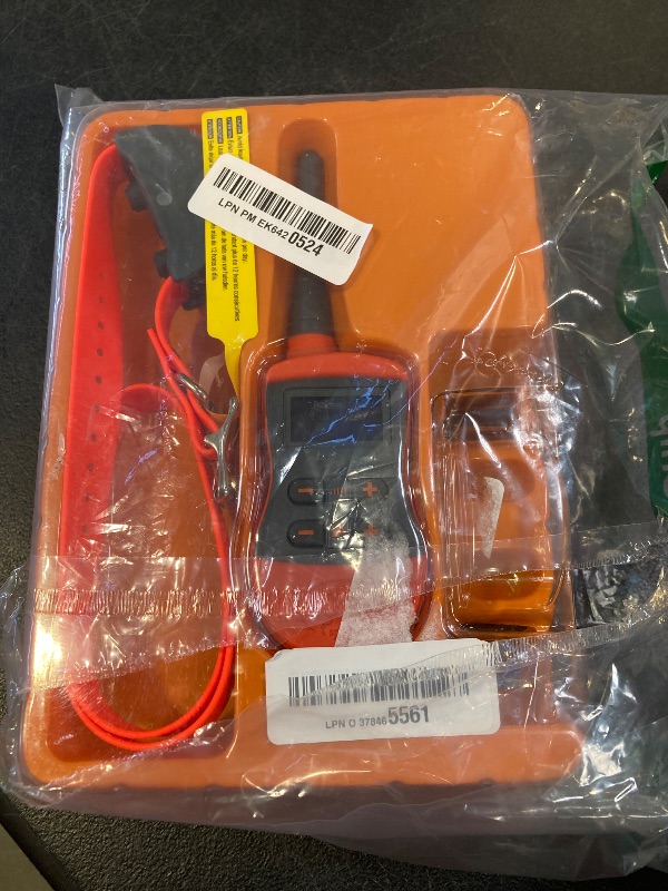 Photo 1 of Sport DOG Brand Sport Trainer 1275 Static Collar - 3/4 Mile Range - OLED Screen - Waterproof, Rechargeable E-Collar with Remote - Train with Tone, Vibration, and Static, Orange