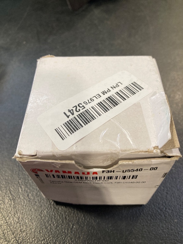Photo 1 of Yamaha New OEM Deck Hatch Lock, F3H-U5540-00-00