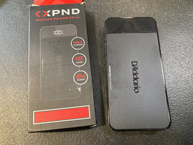 Photo 1 of D'Addario Accessories XPND Portable Battery Cell - Guitar Pedal Power Supply - USB Charging Battery