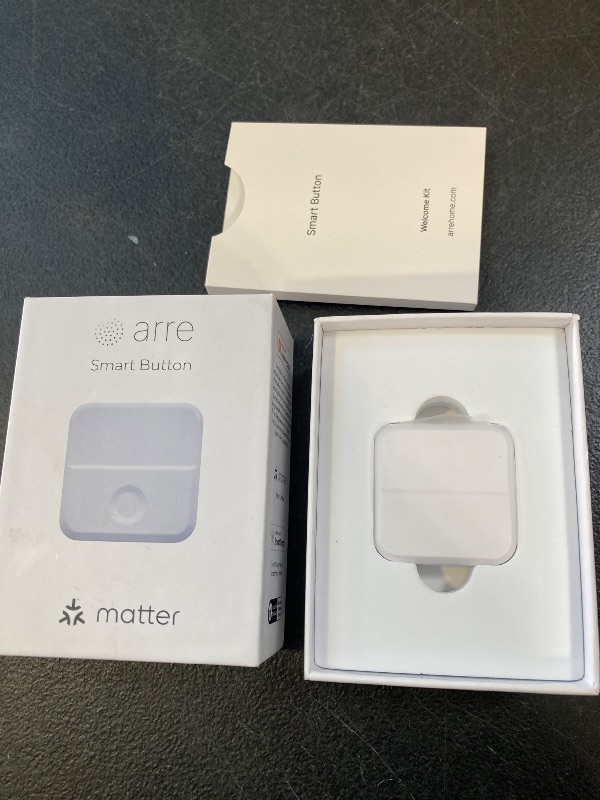 Photo 1 of arre Smart Button with Matter & Thread Support, Control Smart Home Accessories, Works with Apple Home/HomeKit & Samsung SmartThings