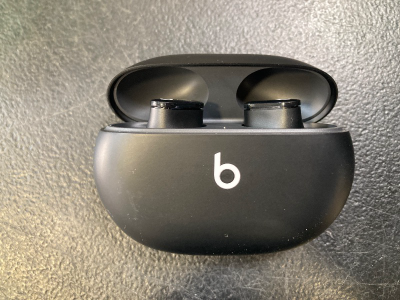 Photo 1 of Beats Studio Buds - True Wireless Noise Cancelling Earbuds - Compatible with Apple & Android, Built-in Microphone, IPX4 Rating, Sweat Resistant Earphones, Class 1 Bluetooth Headphones - Black
