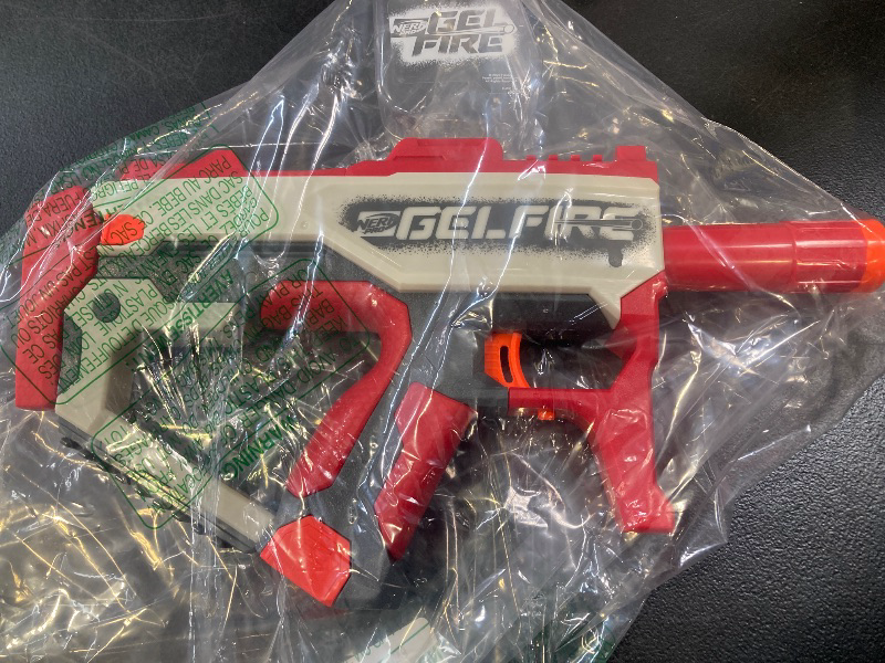 Photo 1 of Nerf Pro Gelfire Mythic Full Auto Blaster & 10,000 Gelfire Rounds, 800 Round Hopper, Rechargeable Battery, Eyewear, Ages 14 & Up