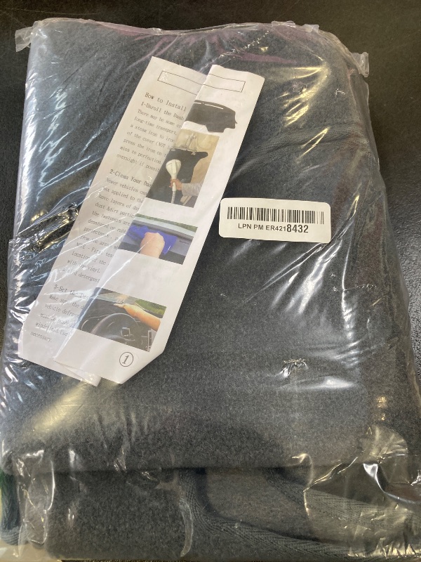 Photo 1 of Yiz Dash Cover Mat Custom Fit for Ford F150 Pickup Truck 2004 2005 2006 2007 2008 / Lincoln Mark LT, Dashboard Cover Pad Carpet Protector J58 (Dark Gray)