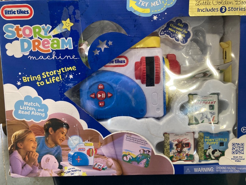 Photo 1 of Little Tikes Story Dream Machine Starter Set, Storytime, Books, Little Golden Book, Audio Play, The Poky Little Puppy Character, Nightlight, Toy Gift for Toddlers and Kids Girls Boys Ages 3+