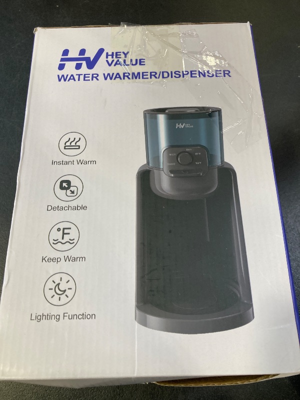 Photo 1 of Water Warmer, HEYVALUE Baby Bottle Warmer, Formula Maker with Night Light, 4 Temperature Control & 72H Keep Warm, Detachable Tank, Instantly Dispenses Warm Water, Feed Baby More Easier and Healthier
