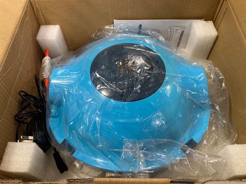 Photo 1 of OUCAXIA Y10 Cordless Robotic Pool Cleaner Automatic Vacuum - 90 Mins Runtime, Powerful Suction, Self-Parking, Lightweight for Above/Inground Pools Up to 65ft/1100 Sq.Ft (Blue)