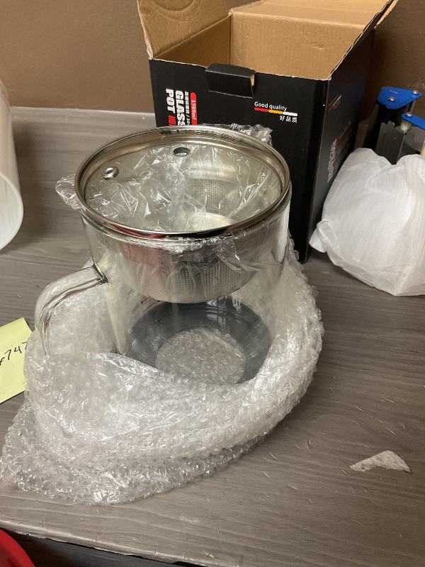 Photo 1 of VLIVXAL Bacon Grease Glass for Used Cooking Oil Filter, Soy Milk Filter Strainer and All purpose Strainer (50oz/1.5L)