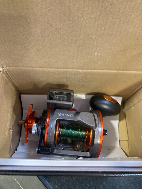 Photo 1 of Sougayilang Line Counter Trolling Reel Conventional Level Wind Fishing Reel-Thunder LS II 3000L