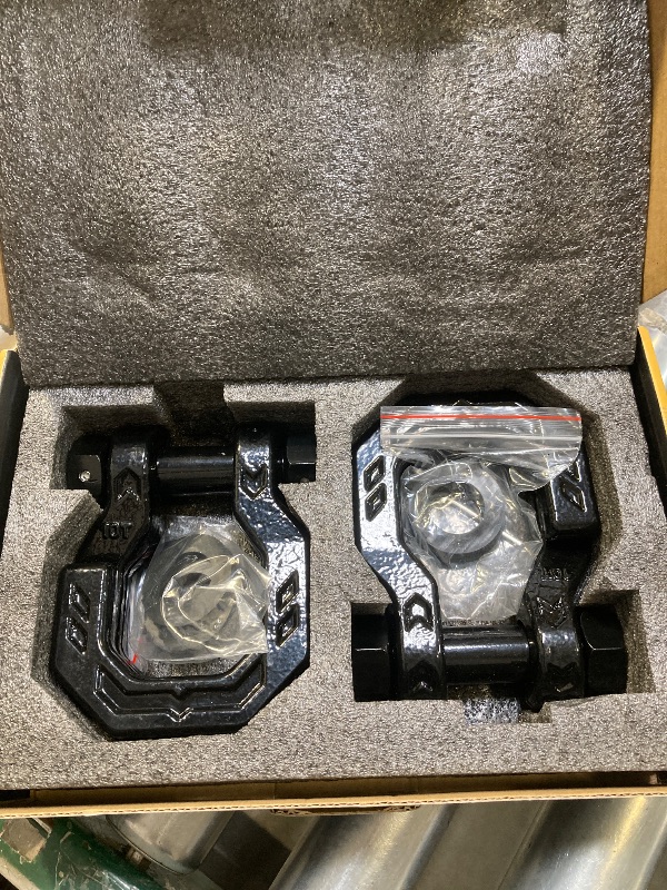 Photo 1 of A-BOAR D-Ring Separate Shackles, 2Pack, 3/4" D-Ring Shackles 7/8" Pin, 57320lbs Breaking Strength, Heavy Duty Forged Steel, D-Ring Towing Winch Shackle for Recovery, Off-Road, BlackBlack