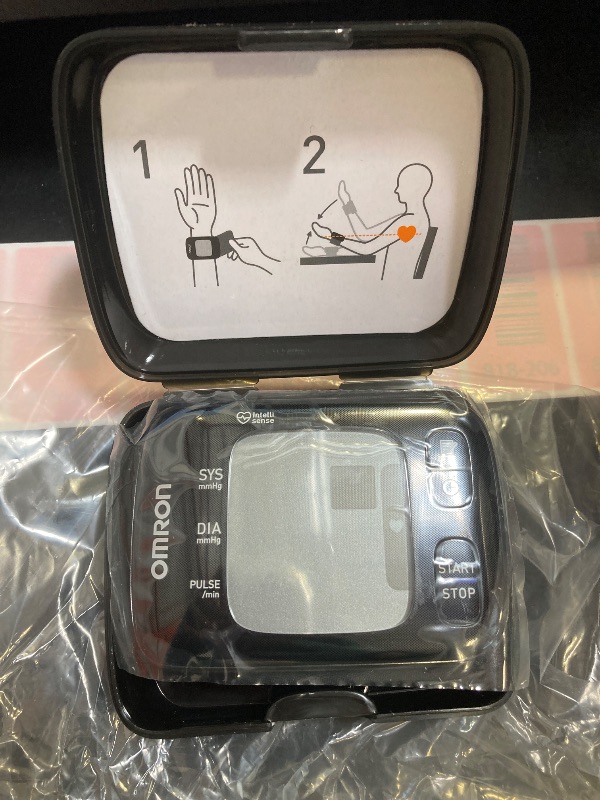 Photo 1 of Omron 7 Series Wireless Wrist Blood Pressure Monitor, Black