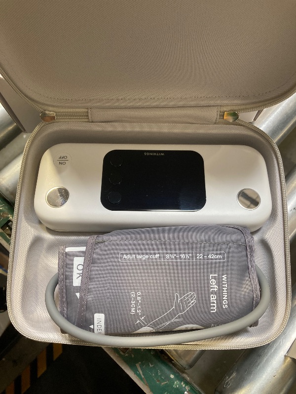 Photo 1 of Withings BPM Vision – Smart Arm Blood Pressure Monitor | FDA-Cleared | Easy-to-use, Accurate Systolic & Diastolic Measurements, Wide Range Cuff | Wi-Fi & Bluetooth | iOS & Android | FSA/HSA