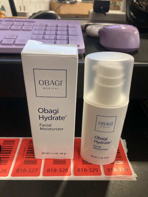 Photo 1 of Obagi Hydrate Facial Moisturizer – Non-Comedogenic Intensely Hydrating All Day Moisturizer that Combats Dryness with Tara Seed Extract, Shea Butter & Avocado Oil – All Skin Types – 2-Pack, 1.7 oz ea