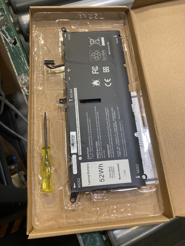 Photo 1 of DXGH8 Battery for Dell XPS 13 9370 9380 2019 Inspiron 13 7000 7390 7391 2-in-1 5390 5391 14 7400 7490 Latitude 3301 E3301 Vostro 5390 5391 Series 0H754V H754V G8VCF G8VCF6C HK6N5 P113G001 P82G P82G001