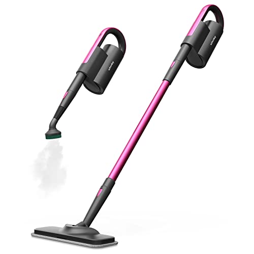 Photo 1 of Schenley Steam Mop Cleaner with Detachable Handheld Steamer for Cleaning Hardwood/Laminate Floor Tiles and Grout with 7-in-1 Multi-purpose Accessories
