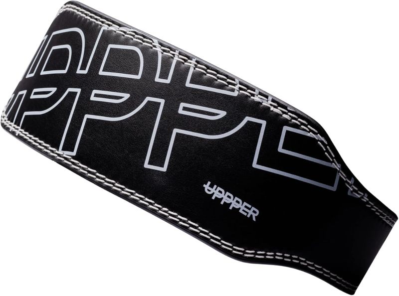 Photo 1 of UPPPER Weight Lifting Belt - Double Prong 4” to 2.5” Tapered Premium Lifting Belt for Men and Women - Ultimate Back Support For Weightlifting and Powerlifting | Premium Fitness Gear
