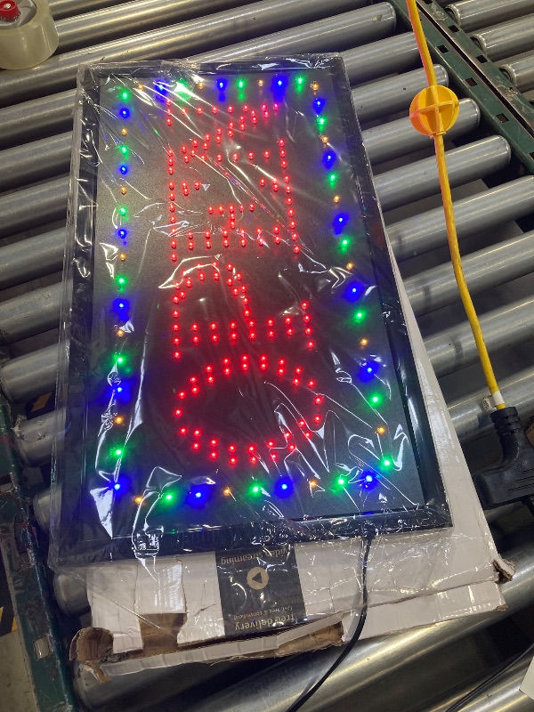 Photo 1 of 24"X12" Outdoor Open LED Sign - Waterproof, Super Bright Store and Business Sign With Animation and Power Switch for Windows
