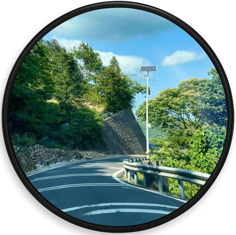 Photo 1 of 24" Unbreakable Convex Traffic Mirror – Vision up to 35FT, Lightweight PC, Ideal for Driveways, Garages, Warehouses, and more Indoor/Outdoor Use
