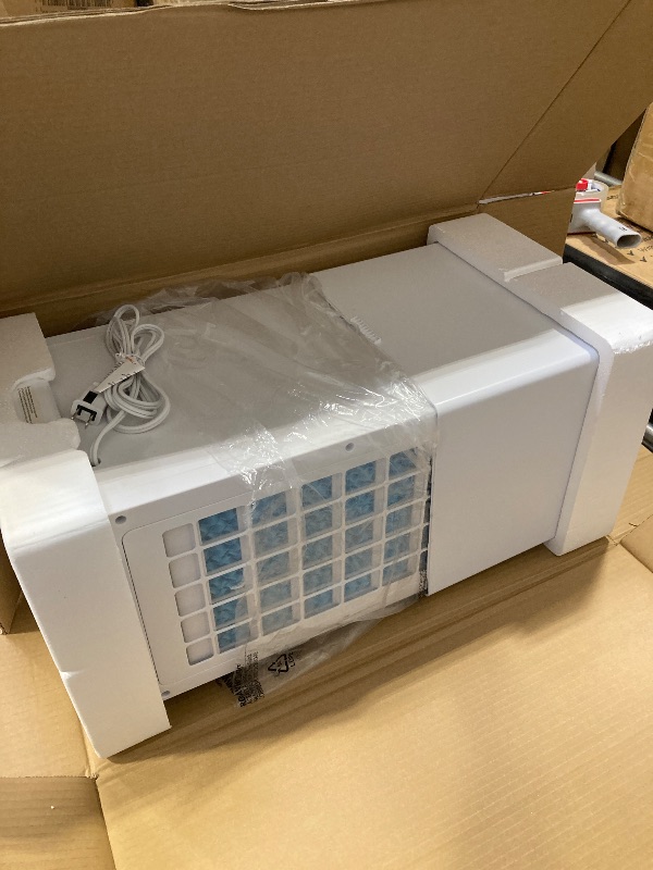 Photo 1 of 4-IN-1 Windowless Air Conditioner w/3.2-Gal Tank for 24H Cooling, 4 Wind Speeds & 4 Modes, LED Touch Screen, Waterless Alert System & 12H Timer, Remote, Portable Air Conditioners for Bedroom
