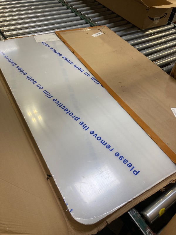 Photo 1 of [Upgraded Version] Crystal Clear 1/5" Thick 47" x 35" Heavy Duty Hard Chair Mat, Can be Used on Carpet or Hard Floor
