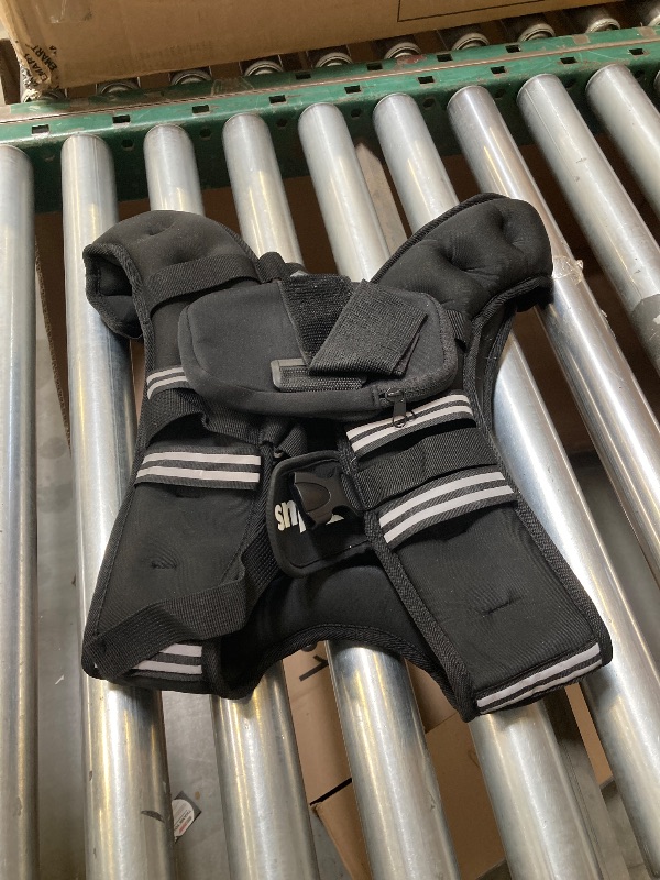 Photo 1 of ZELUS Weighted Vest, 6lb/8lb/12lb/16lb/20lb/25lb/30lb Weight Vest with Reflective Stripe for Workout, Strength Training, Running, Fitness, Muscle Building, Weight Loss, Weightlifting
