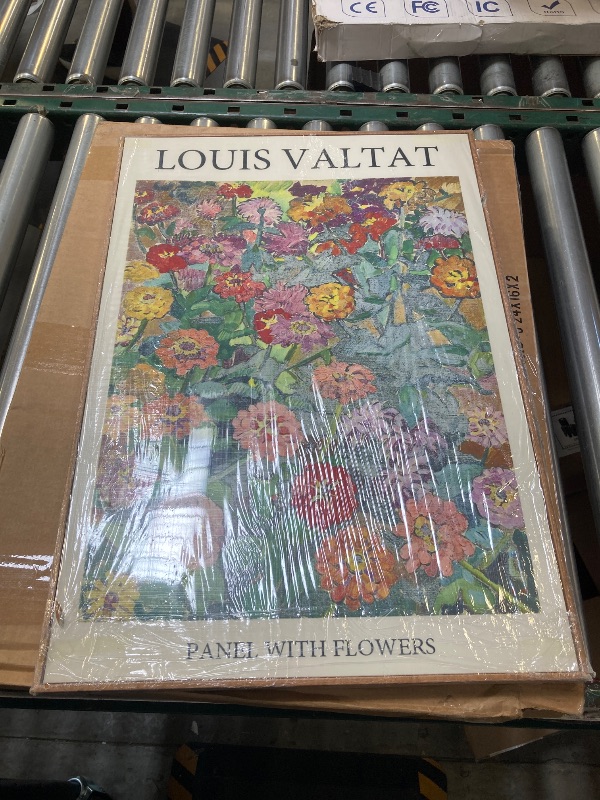 Photo 1 of LARAGE Louis Valtat Framed Canvas Wall Art,Panel with Flowers Wall Decor,Classical Flower Painting Canvas Prints Decoration for Gallery Living Room,Bed Room,Office-16x24IN Natural Framed
