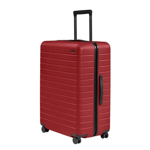 Photo 1 of Away Large Checked Luggage, 29 Inch Hardside Suitcase with Spinner Wheels, Lightweight & Durable, TSA Lock, Tango Red
