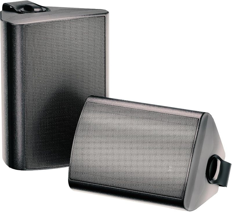 Photo 1 of Herdio 6.5 Inch 400W Outdoor Speakers Wired Waterproof with Powerful Bass,Wall Mount Speakers for Patio Garage Covered Deck,All-Weather(Pair,Black)
