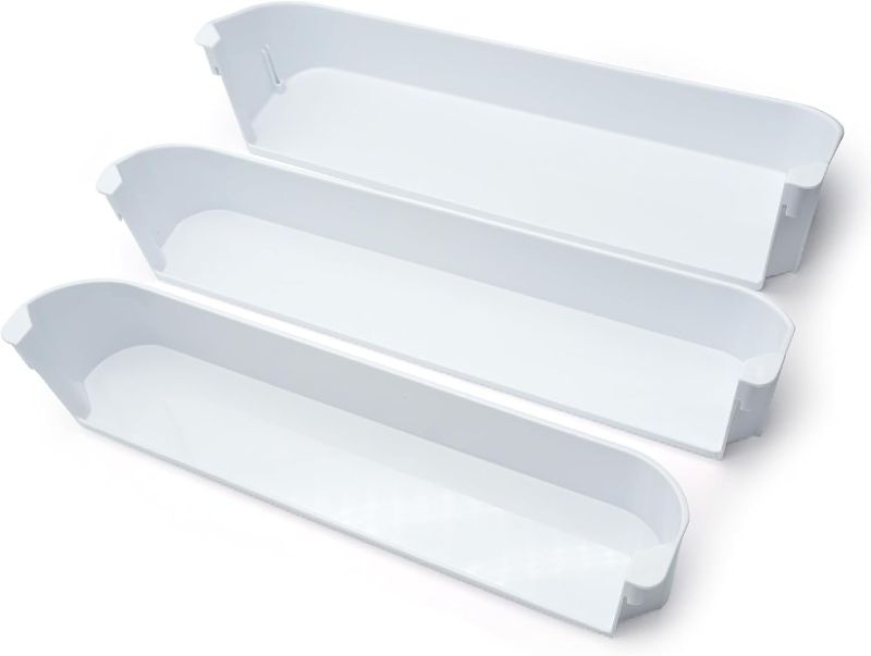 Photo 1 of 29325760166 Refrigerator Door Shelves for Dometic Americana II RV Refrigerator Replacement Parts, Fridge Freezer Upper Bottom Shelf Kits, Camper Refrigerator Door Shelf Kit - Set of 3
