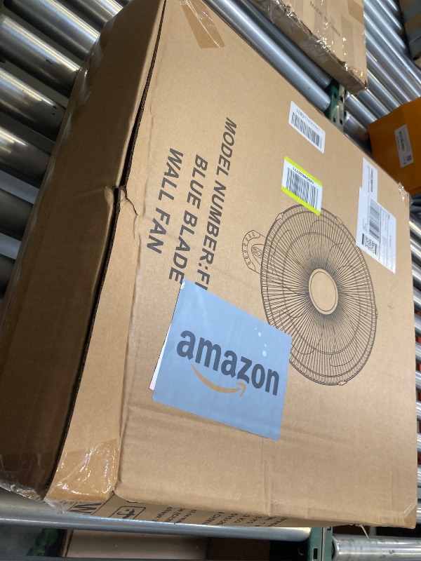 Photo 1 of 18 Inch Wall Mount Fan with Remote High Velocity Wall-Mounted Fans, 3-speed Wall Oscillating Quiet Fan with 18" Blades Adjustable Tilt and Timing for Bedroom Gym Office Warehouse Garage
