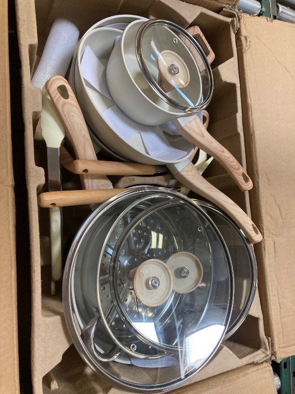 Photo 1 of 16PCS Pots and Pans Set Non Stick Cookware Set Nonstick with Cooking Set
