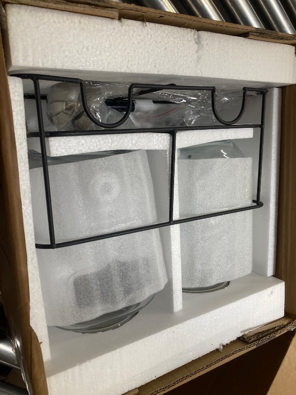 Photo 1 of 1 Gallon Glass Drink Dispenser with Stand & Stainless Steel Spoons – Perfect for Parties, Fruit Infusions & Boba Tea – Versatile Mason Jar for Lemonade or Detergent