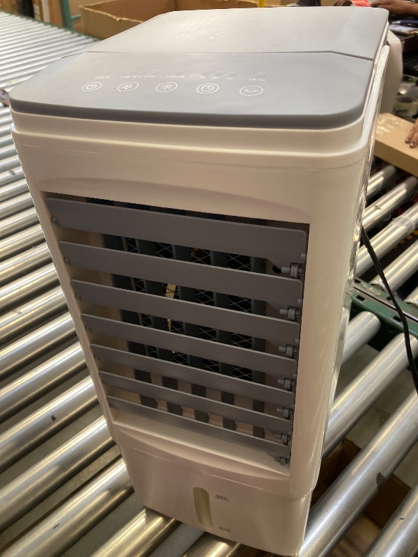 Photo 1 of Portable Air Conditioners, 3-IN-1 Evaporative Air Cooler 3 Speed, 60° Oscillation, Remote Control & 1-7H Timer, 60W Energy Saving, Portable Space Cooler for Home Office Dorm
